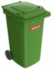 SULO Bidone per rifiuti grandi 240l HDPE verde mobile, Anteprima dell’immagine prodotto 1