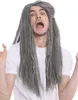 WIG ME UP Perücke Krepplocken Schwarz Grau Hippie Hexe Produktbild-Vorschau 2