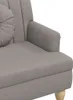 vidaXL Lavice s polštářem Taupe 113x64,5x75,5 cm látka Náhled obrázku produktu 6