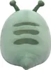 A plush toy snail with antennae and segmented markings. Voir les images du produit