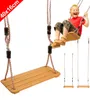 Gartenschaukel Holz Kinder - 40x16 Holzschaukel - Schaukel Produktbild-Vorschau 1