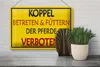 Blechschild Warnschild 30x20cm Koppel Betreten verboten Produktbild-Vorschau 4