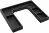 Organizér LINDO "U" 372x36x323 mm, plast, antracitová barva Náhled obrázku produktu 1