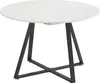 Vicco Esstisch Loyd, 120 x 120 cm ausziehbar, Weiß/Schwarz Produktbild-Vorschau 2
