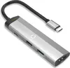 CELLONIC 4-in-1 Multi USB Port Hub - USB C zu HDMI Adapter Produktbild-Vorschau 1