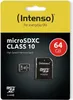 Intenso MicroSD carte mémoire 64GB + adaptateur SD Voir les images du produit 7