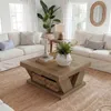 Table basse, table basse de style cottage avec une grande Voir les images du produit 7