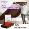 EllaTex Jersey Topper Spannbettlaken 90x200–100x200 Produktbild-Vorschau 2