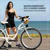 Milord Komfort Stadtfahrrad Fahrrad mit Weidenkorb Produktbild-Vorschau 4