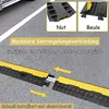 Kabelbrücke 2x Kabelkanal Boden Gummi Kabelkanal Produktbild-Vorschau 6