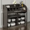 LEA | Besteckschrank | B110cm x H105 | Wenge-Schwarz | Produktbild-Vorschau 2