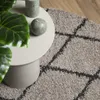 The Living Store Teppich Shaggy Hochflor Modern Beige und Produktbild-Vorschau 8
