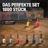 Set di pinze a crimpare BAURIX® con set di 1800 capicorda e Anteprima dell’immagine prodotto 2