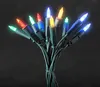 A bunch of colorful LED mini lights tied together against a dark background. Produktbild-Vorschau
