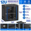 AX Networks 19" Netzwerkschrank 12HE Serverschrank Rack Produktbild-Vorschau 3