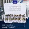 70-dielna súprava M4/M5/M6 zo zliatiny zinku pre nábytok so Náhľad obrázku produktu 8