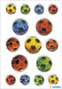 HERMA Sticker MAGIC "Bunte Fußbälle" geprägt 1 Blatt à 15 Produktbild-Vorschau 2