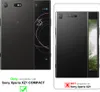 Two images of a phone case, one showing compatibility and the other showing incompatibility. Náhľad obrázku produktu