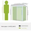 Outsunny Abri de Jardin - cabane de jardin 1,26 m² - Voir les images du produit 5