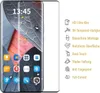 A smartphone screen protector is shown with a list of its features. Produktbild-Vorschau