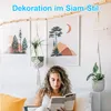Handgewebte Hängende Blumenampeln 4er Set – Boho Produktbild-Vorschau 5