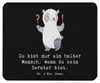 Mr. & Mrs. Panda Mauspad Berater Herz - Schwarz - Geschenk, Produktbild-Vorschau 1