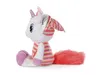A plush unicorn toy is sitting on a white background. Produktbild-Vorschau