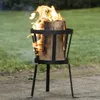 Esschert Design Feuerkorb für Schwedenfeuer Produktbild-Vorschau 2
