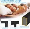 A couple sleeping peacefully in bed, with close-up images of bed frame details. Produktbild-Vorschau
