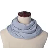 Jersey Stoff Loop Schal Hellgrau Produktbild-Vorschau 3