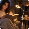 KRUMAD, lámpara de lectura con pinza, luz LED con pinza Vista previa de la imagen del producto 9