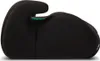 A black car seat booster is shown from the side against a white background. Podgląd zdjęcia produktu