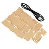 Tischuhr 4-stelliges DIY-Digital-LED-Uhren-Set, Produktbild-Vorschau 8