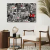 Vlies Leinwandbild - Street Art: Banksy 60x40 cm Streetart Produktbild-Vorschau 4