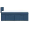Boxspringbett mit Matratze Blau 100x200 cm Stoff, Produktbild-Vorschau 7