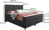Inter Handels Boxspringbett King Size 180x200 - Produktbild-Vorschau 7