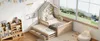 Hausbett Kinderbett 140x200 cm Kiefer Massivholz Cream mit Produktbild-Vorschau 9