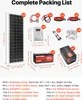 Kit solar VEVOR de 200W y 12V, completo: 2 paneles solares Vista previa de la imagen del producto 7