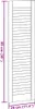 Nábytková dvířka lamelový design 99x29,5 cm borovice Náhled obrázku produktu 9