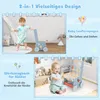 COSTWAY Lauflernwagen Holz, Baby Lauflernhilfe mit Produktbild-Vorschau 4