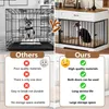 Hundekäfig mit 4 Türen 2 Hunde, 178*85cm, Hundebox Mit 2 Produktbild-Vorschau 8