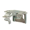 A close-up studio shot of a metal blind bracket against a white background. Produktbild-Vorschau