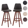 2er-Set Barhocker HWC-C43, Barstuhl Tresenhocker, Holz Produktbild-Vorschau 7