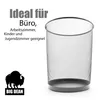 BigDean 2 Stück Papierkorb Mülleimer Büro silber 20L Draht Produktbild-Vorschau 4