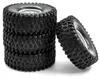 RC Crawler Gummireifen RC Autoreifen mit Felgen Ersatz fuer Produktbild-Vorschau 2