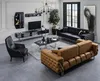 Sofagarnitur Komplette Sofa 31 Sitz Sessel Kunstleder Braun Produktbild-Vorschau 11