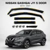 4-delige set winddeflectoren voor de NISSAN QASHQAI J11 Productafbeelding-voorbeeld 2