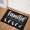Fußmatte Fußabdruck mit Namen und Spruch personalisiert Produktbild-Vorschau 2