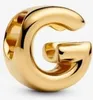 Charm PANDORA "Lettera G" placcato oro 763953C00 Anteprima dell’immagine prodotto 2