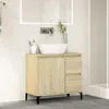 vidaXL Koupelnová skříňka Sonoma Oak 65x33x60 cm Dřevěný Náhled obrázku produktu 3